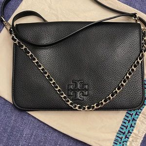 Tory Burch crossbody black leather bag